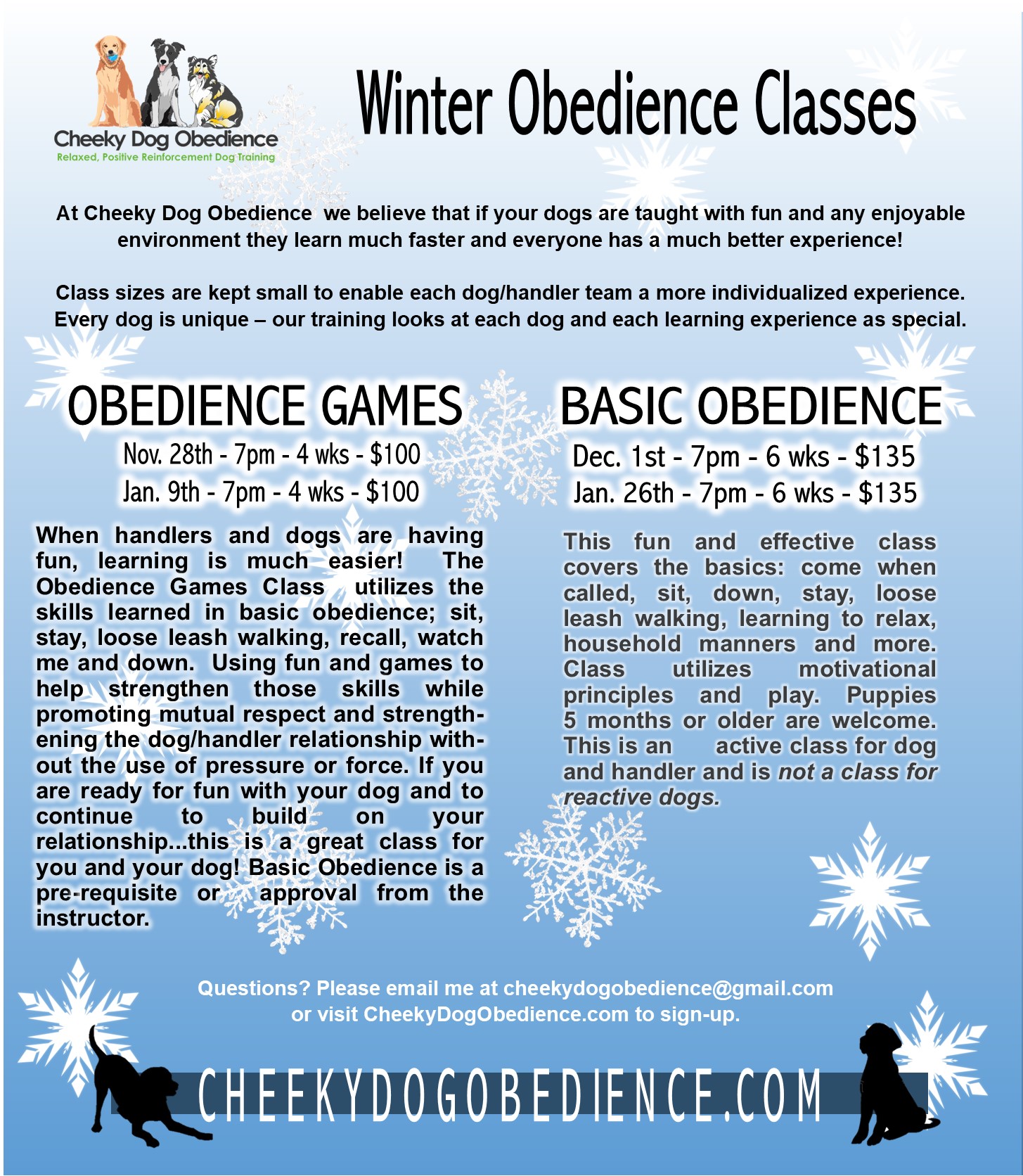 CDO 2022 Winter obedience