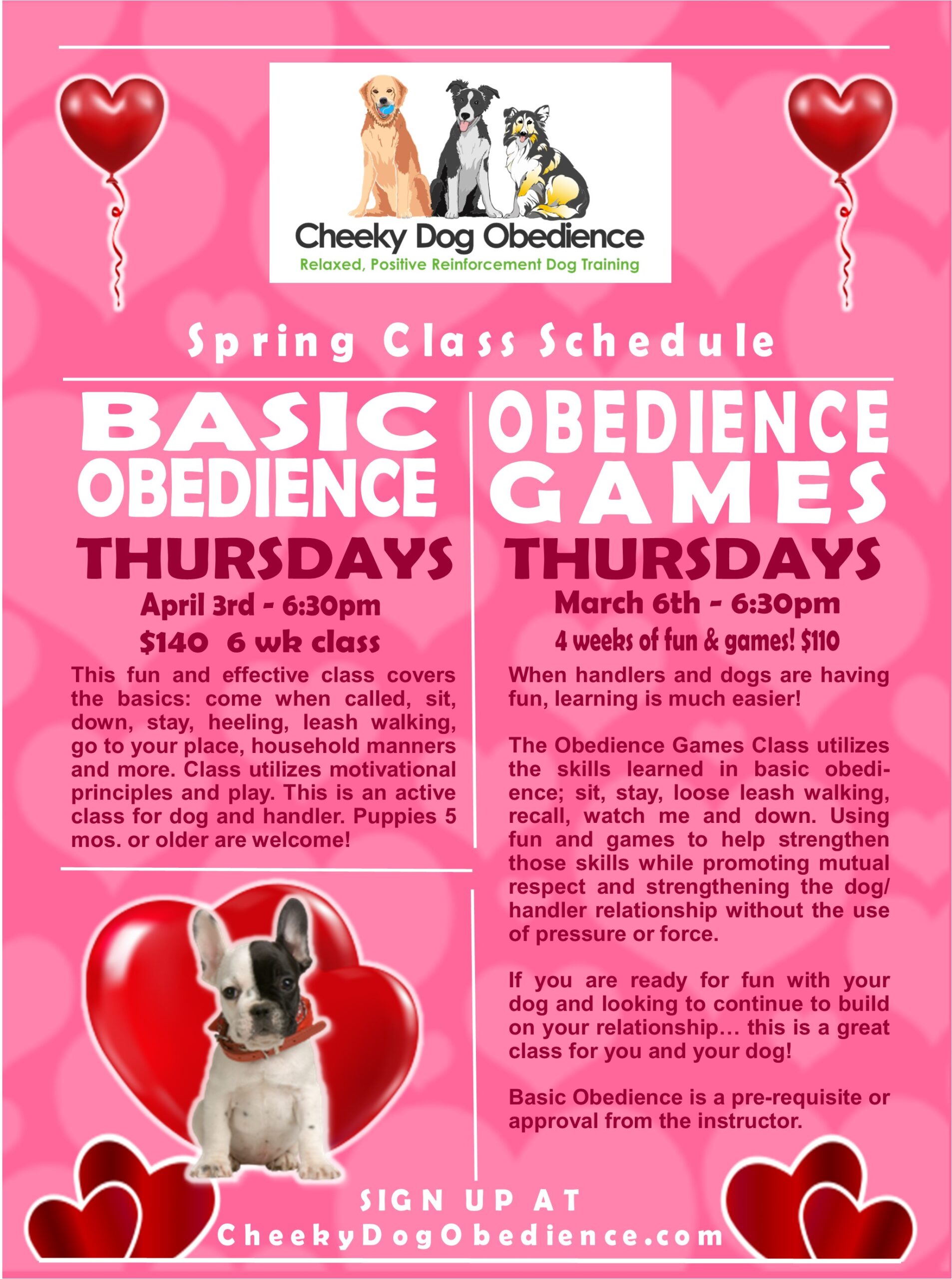 CDO Feb 2025 class schedule flyer2